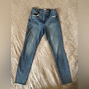 Good American Blue Skinny Jeans Timeless Style
